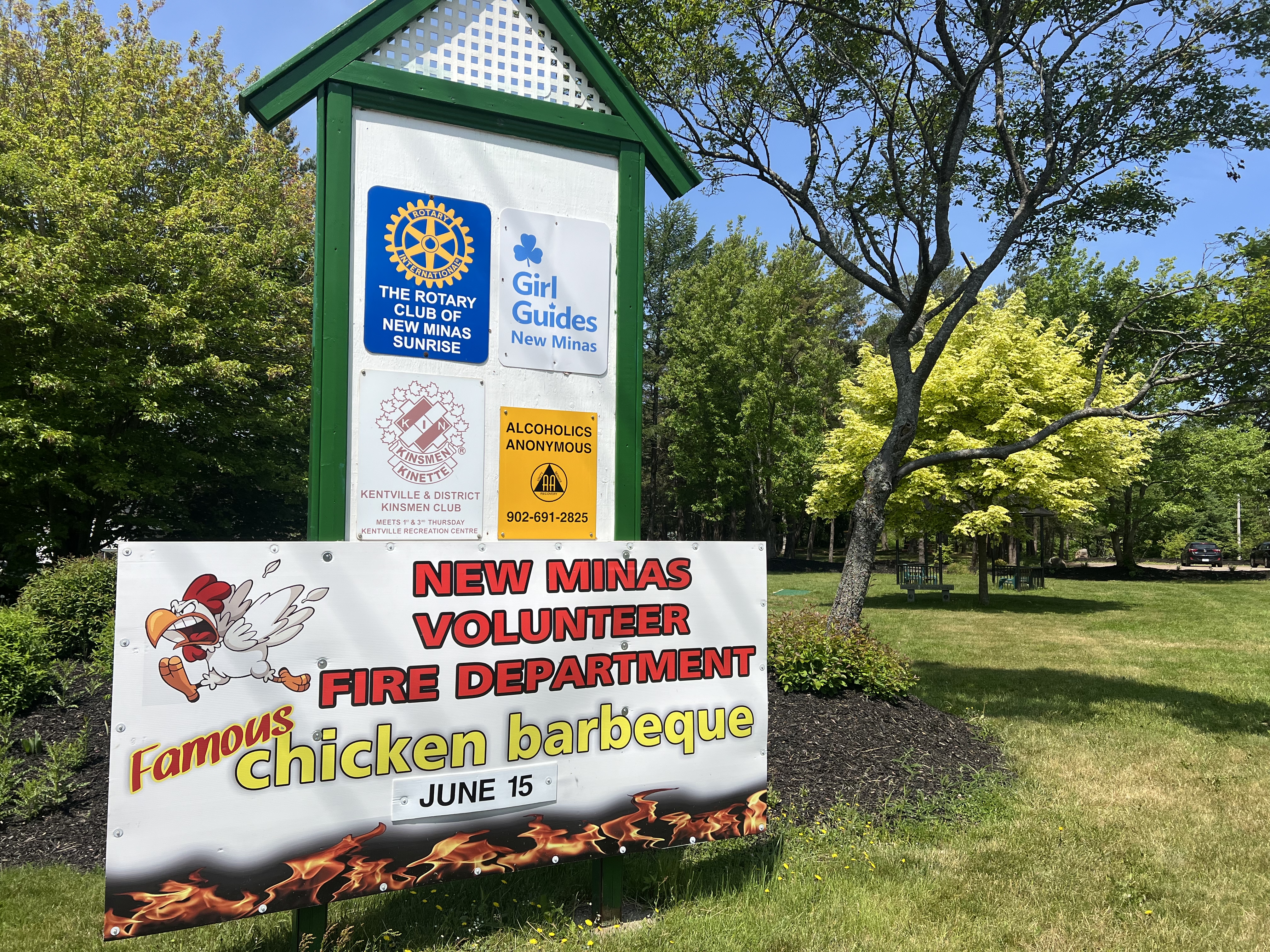 Rotary Club Sign - New Minas