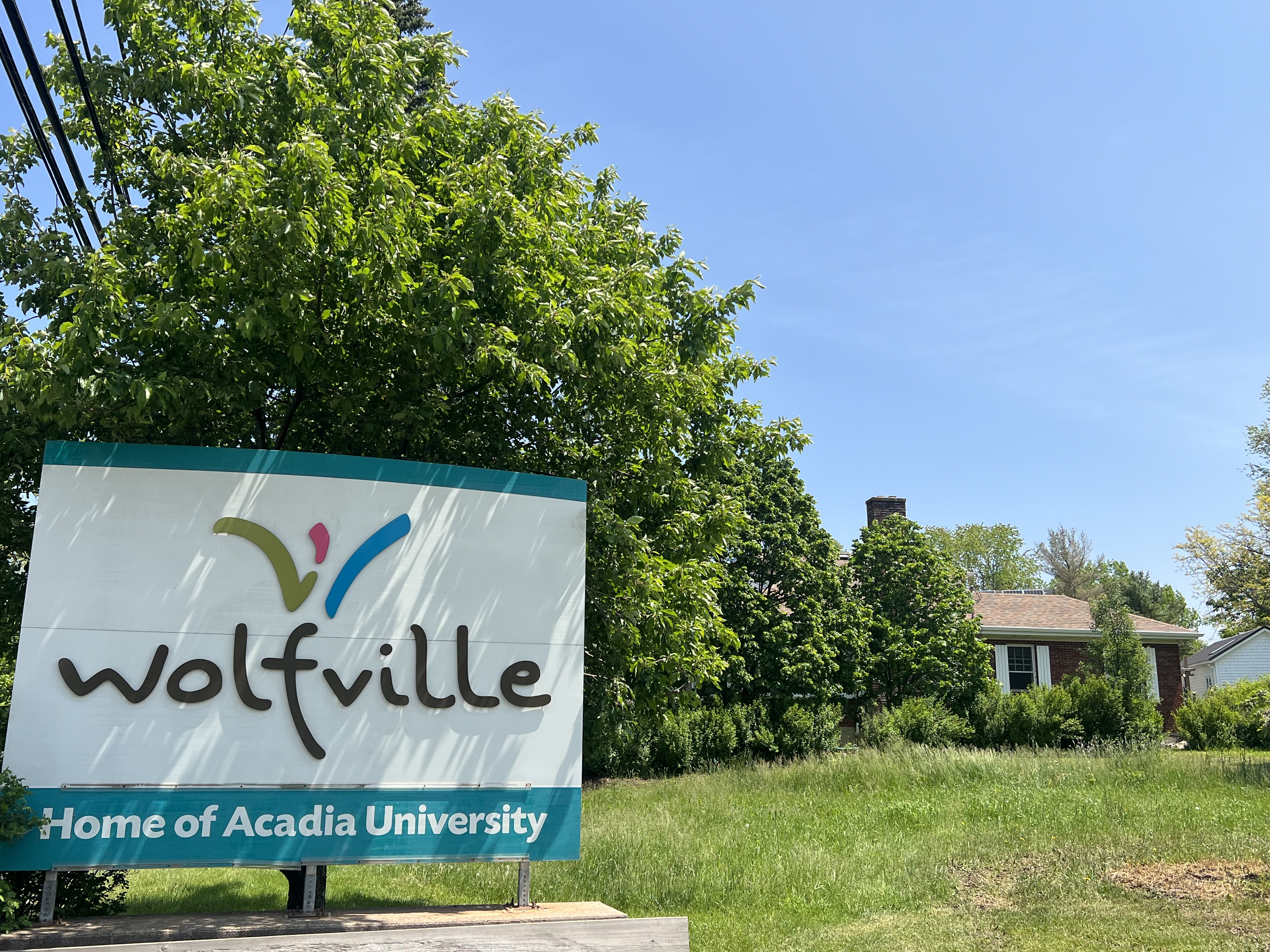 Town Sign - Wolfville